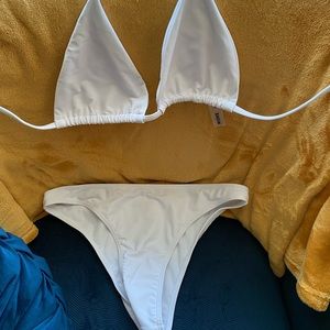 White bikini